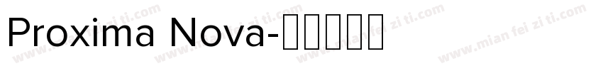 Proxima Nova字体转换